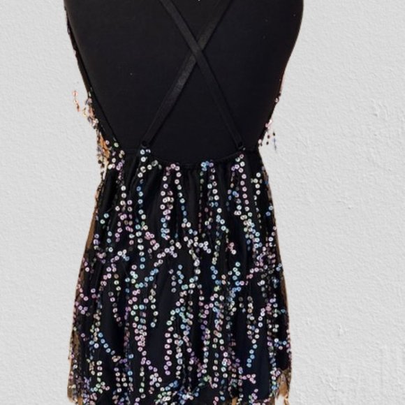 Sequin Cocktail Mini Dress - Picture 8 of 13